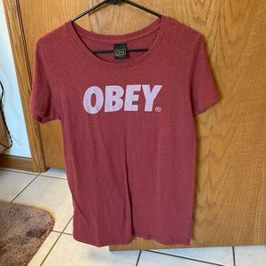 Red Obey t-shirt!